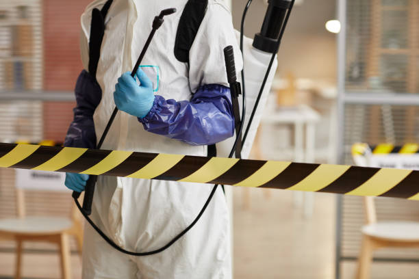 Professional Sewage Cleanup technician working in Barling, AR